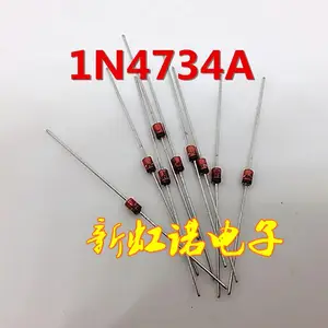 5Pcs/Lot New Original Into The Zener Diode 1n4734a N4734 1W 5.6 V 5 V6 Glass Regulator Tube ($1 = 10 Triode In Stock