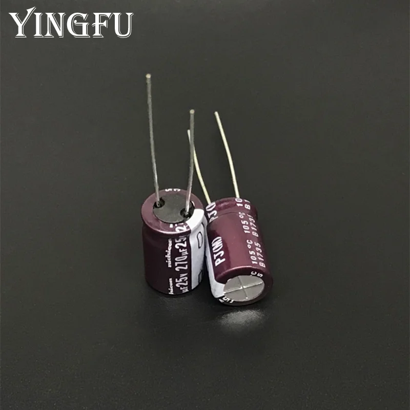 5pcs/50pcs 270uF 25V NICHICON PJ Series 10x16mm 25V270uF Low Impedance Long Life Aluminum Electrolytic capacitor | Электронные