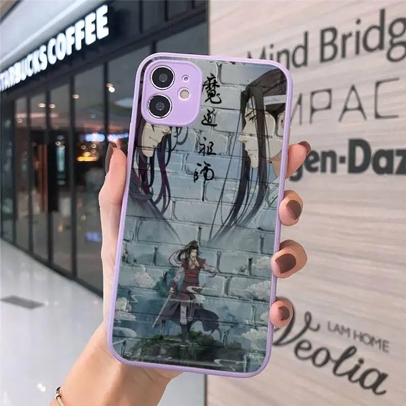 

Dao Master Anime design Phone Case Matte Transparent for iPhone 7 8 11 12 s mini pro X XS XR MAX Plus cover funda