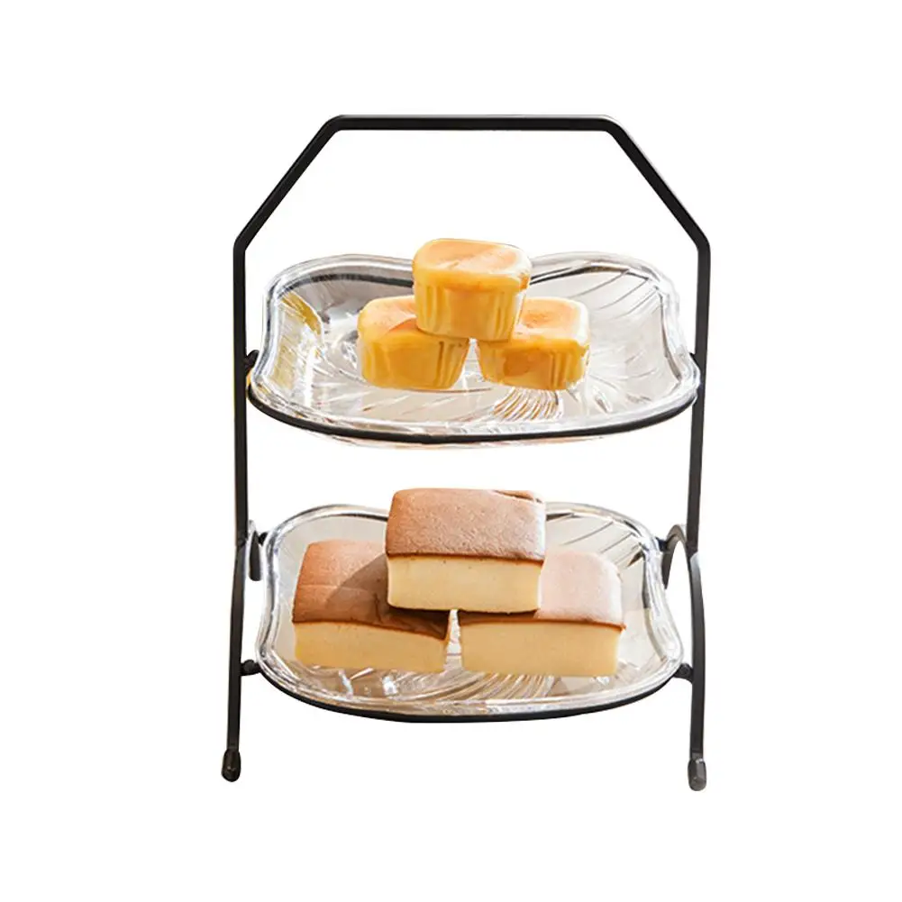 Нержавеющая сталь Сухофрукты чаша стойка держатель акриловый прозрачный торт