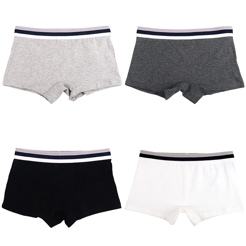 Женские трусы хлопковые спортивные шорты боксеры нейтральные Однотонные
