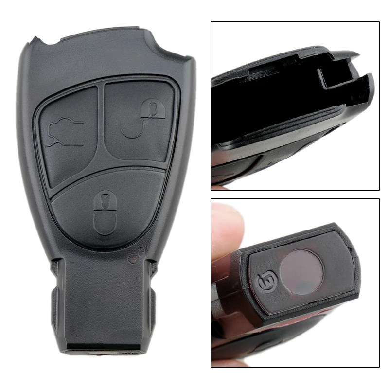 2/3/4 кнопки Smart Insert Key Remote Cover Автомобильный брелок с бальным аккумулятором подходит для Mercedes Benz E ML Class Sprinter