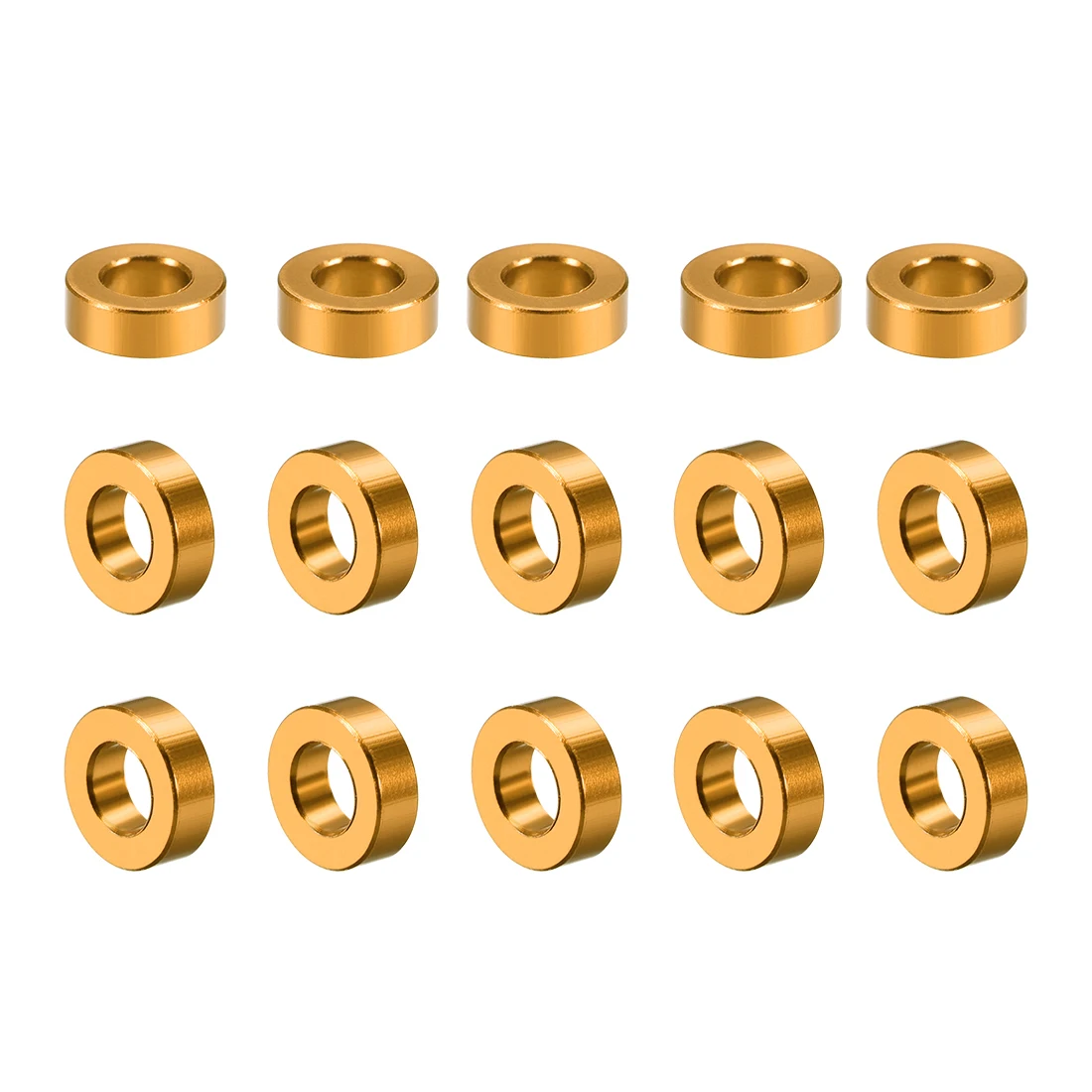 

Uxcell 15 Pcs Round Aluminum Standoff Column Spacer 3.1x6x2mm(IDxODxH) Aqua Blue