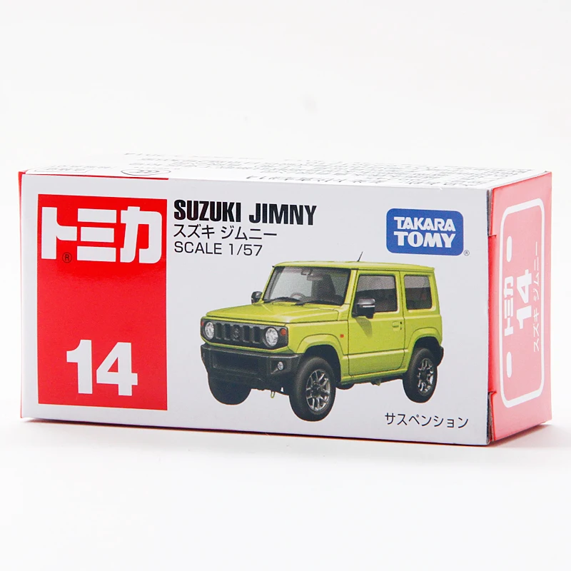 S01 Takara Tomy Tomica 1/57 SUZUKI JIMNY NO #14 металлический Литая машина игрушечный автомобиль