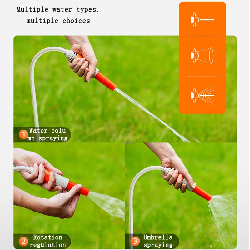 Новая портативная Поворотная труба для сада шланг с настенным креплением