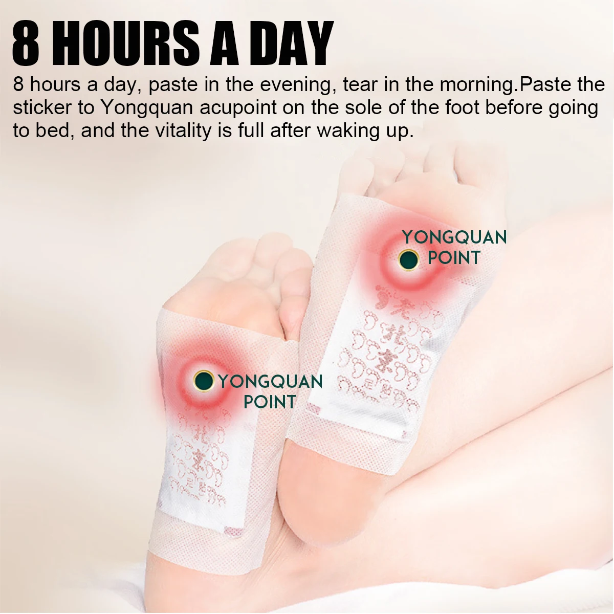 50PCS/Box Foot Ginger Plaster Detoxification Purification Pad Promote Blood Circulation Pain Relief Care Product Healt | Красота и