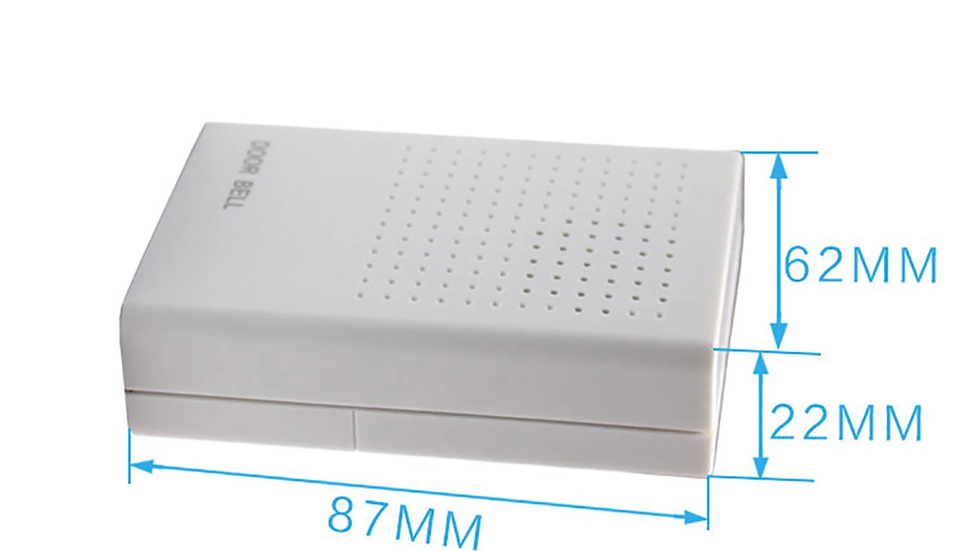 Электронный проводной дверной звонок сухая батарея Ding-Dong или соединение с 12 В два