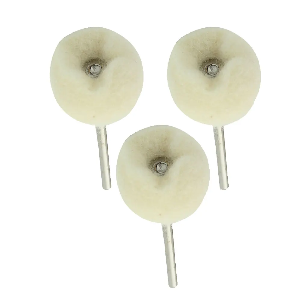

10 Pcs Wool Wheel Polishing Buffer Polishing Brush Polisher Drill Tool