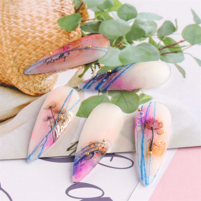 

Luminous Drawing Nail Glue Party Halloween Powder Glue Drawing Line Painted Glue Elastic Diamond Broken Wire Drawing Glue