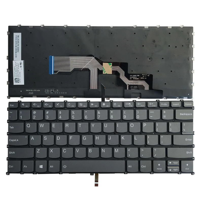 

NEW US English laptop keyboard for lenovo IdeaPad S540-13API s540-13ARE s540-13IML S540-13ITL Pro 13 2019 pro13 backlight