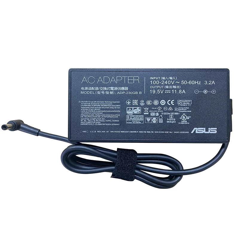 ROG 230W Laptop Charger 6.0*3.7mm AC Adapter Power Supply For Asus G712LU G712LW FA506IV G712LV UX581LV G531GV G531GU G731GV enlarge