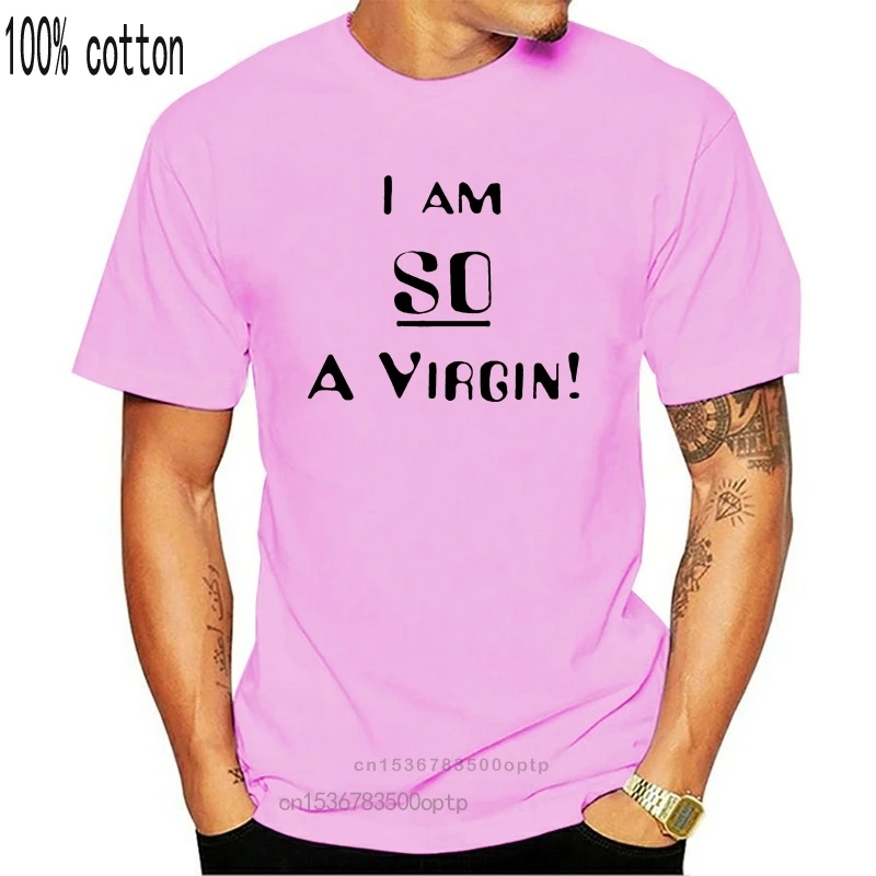 

Новинка 2021 2021 2021 Мужская рубашка I AM SO VIRGIN