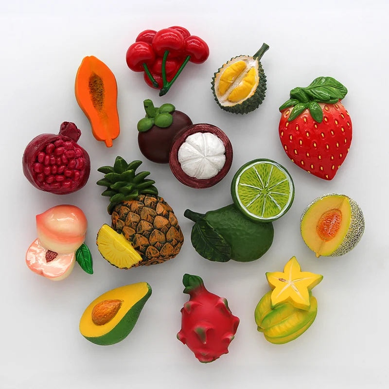 Bionic фруктовый холодильник с 3D магнитами на ананасовый бамбук авокадо папайя