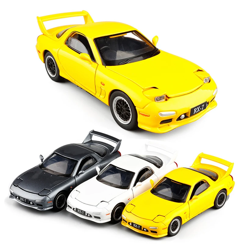 Автомобиль гоночный 1:32 MAZDA RX7 Литые и игрушечные автомобили металлическая модель