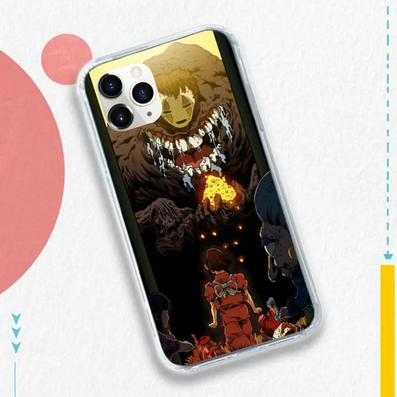 

Hayao Miyazaki Totoro Japan anime Phone Case Transparent soft For iphone 5 5s 5c se 6 6s 7 8 11 12 plus mini x xs xr pro max