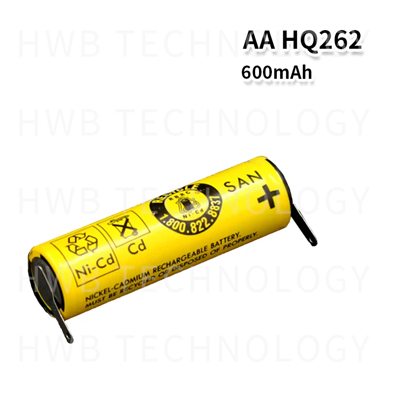 1 шт./лот 2 v Ni-cd 600 mAh перезаряжаемая батарея электробритва HQ262 HQ481 HQ360 HQ460 HQ5812 GW-P04