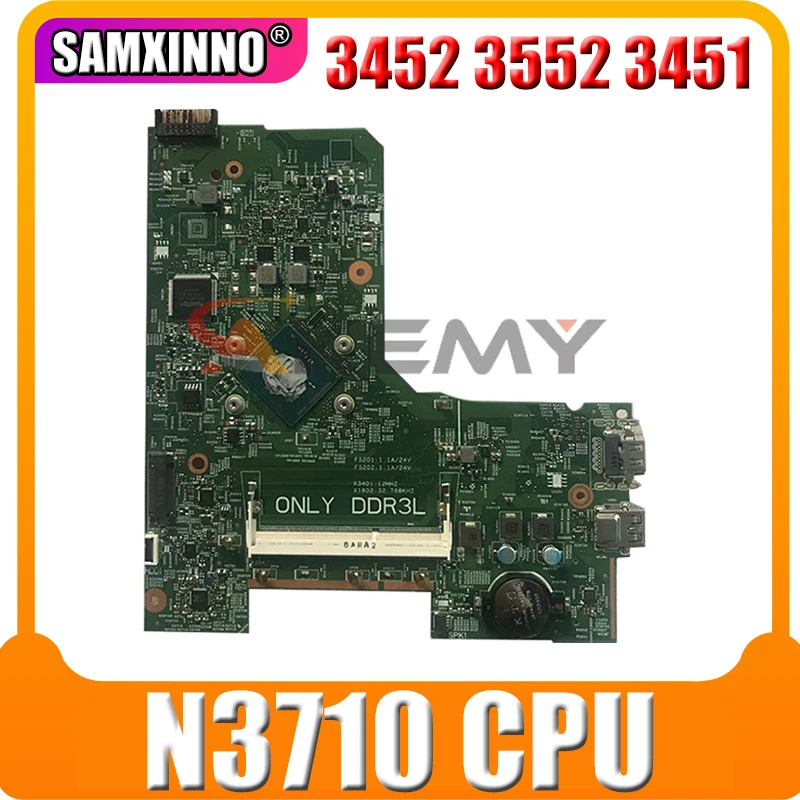 

Akemy для DELL Inspiron 3452 3552 3451 Материнская плата ноутбука CN-0V0D1T 0V0D1T V0D1T Pentium N3710 Процессор 14279-1
