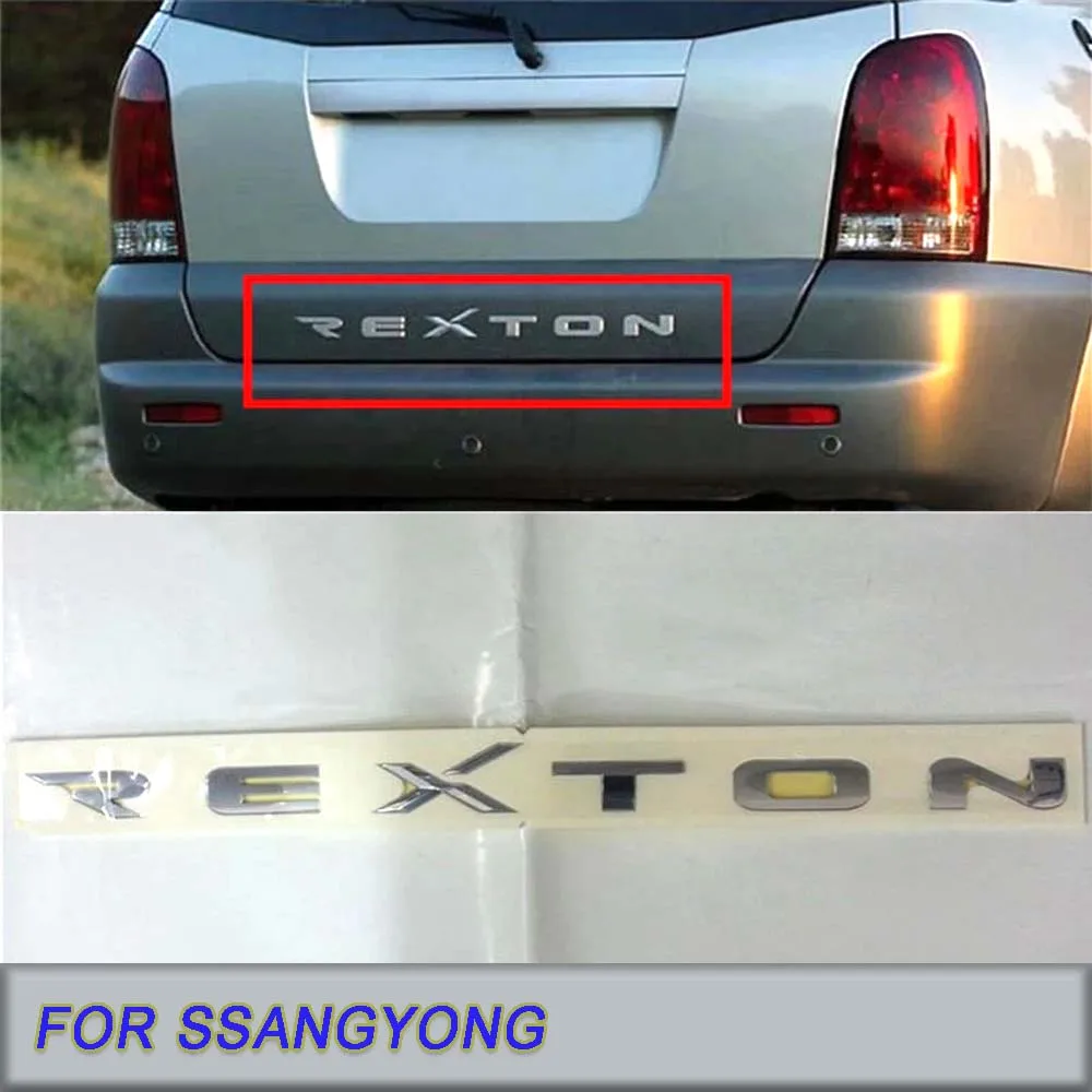 

Оригинальная эмблема с логотипом задней двери багажника для Ssangyong REXTON 2006-2012, значок с логотипом крышки багажника 7991008020 Знак заднего бампера