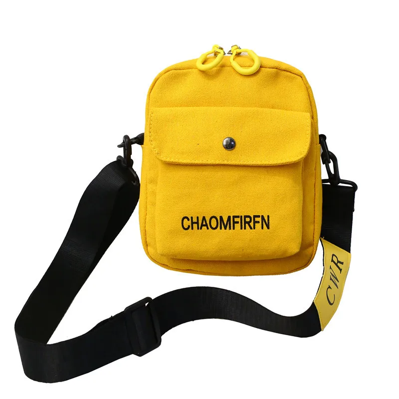 

Fashion Canvas Women Bags Solid Color Casual Shoulder Bag 2020 New Handbag Outdoor Bag Zipper Messenger Bag Main Women