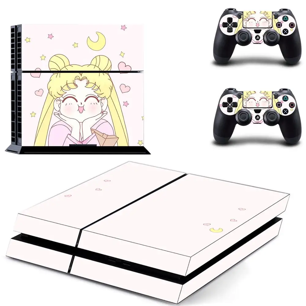 Стикеры в стиле аниме Сейлор Мун для PS4 s PlayStation 4 стикеры консоли и контроллера