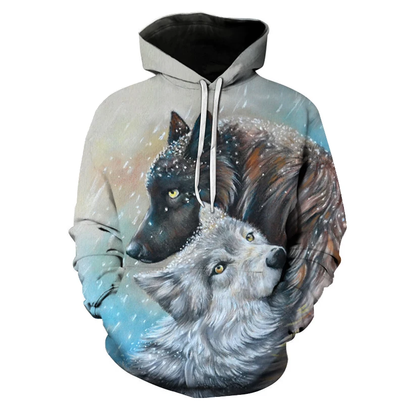 2019 новые толстовки Lobo moletom com capuz Топы homens outono inverno хип хоп topos marca Повседневная 3d