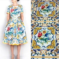 1 75meter handicrafts majolica chinese chine imitate silk satin charmeuse fabric for woman girl summer dress sewing diy