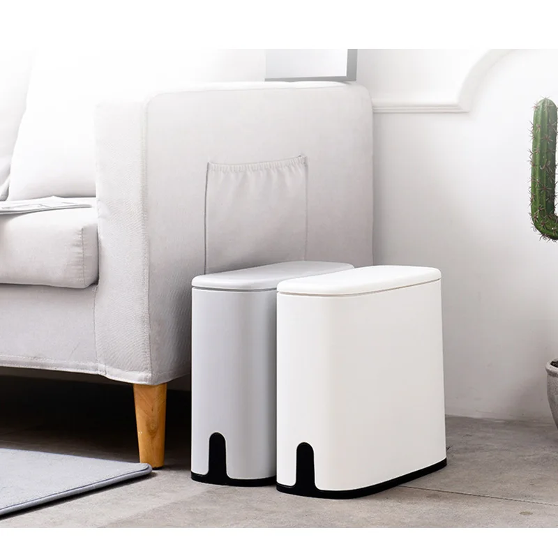 Узкий мусорный бак 11Л нулевой кухонный пресс тип мусорного ведра мусорное ведро