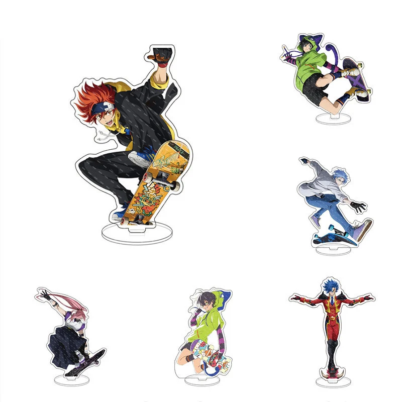 

Anime SK EIGHT SK8 the Infinity Acrylic Stand Model Plate Desktop Decor MIYA REKI Langa JOE Cherry Blossom Boy Girl Cosplay Gift