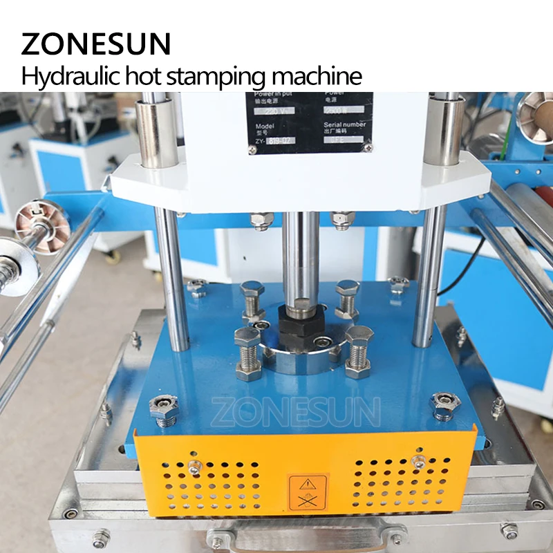 

ZONESUN ZY-819Q2 Semi Automatic Leather Hot Foil Stamping Machine Printing Machine Heat Press Machine