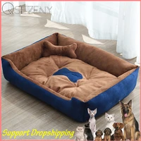 dog bed cushion large dogs bed cat house pet cushion bed pet kennel super soft fluffy comfortable for cat dog house dog supplies