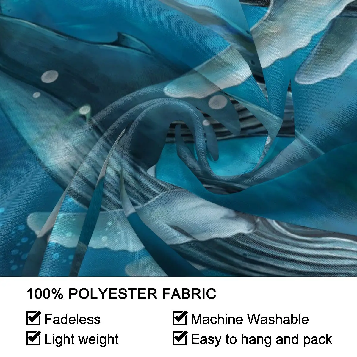 

Whales Wall Hanging Art Tapestry for Living Room Bedroom Dorm Room Home Decor 60"x40"