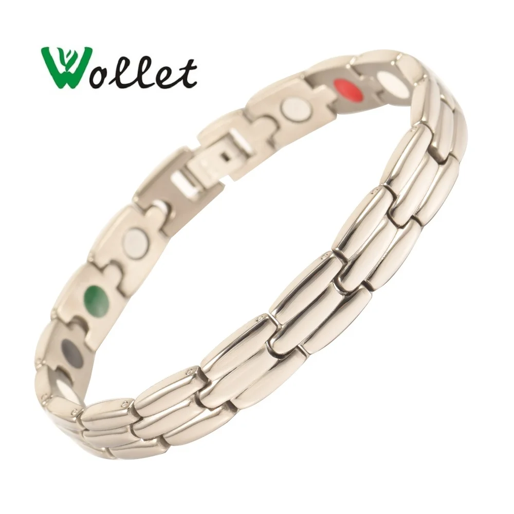 Био-Магнитный титановый браслет для женщин 5 в 1 | Украшения и аксессуары