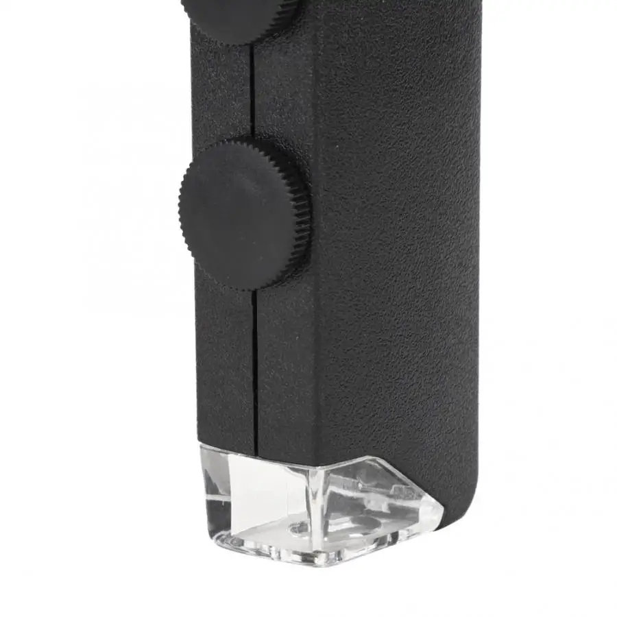 Регулируемая увеличительная линза 60 100X портативный карманный светодиодный