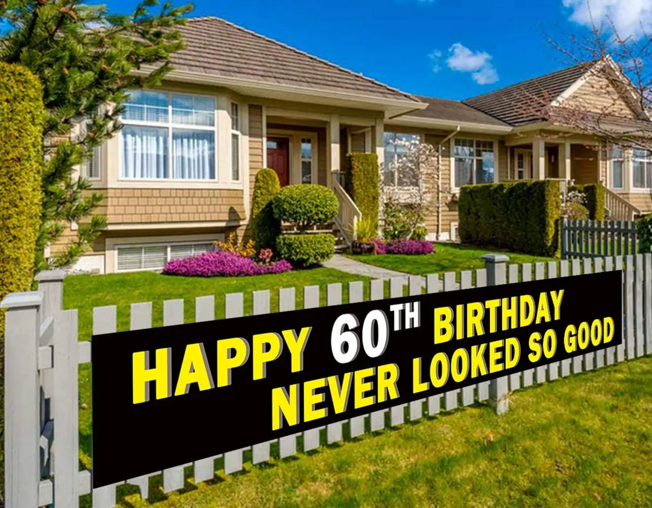 

Large Birthday Flag The Legend Has Retired Long Large Banner Custom Your Own Birthday Party Sign