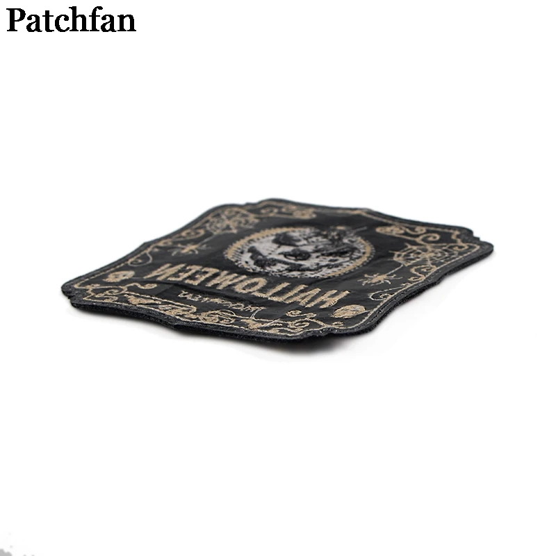 Patchfan Haloween утюжок на заплатках для одежды вышитые аксессуары для лоскутного шитья мультфильм аниме индивидуальные нашивки оптом A2273