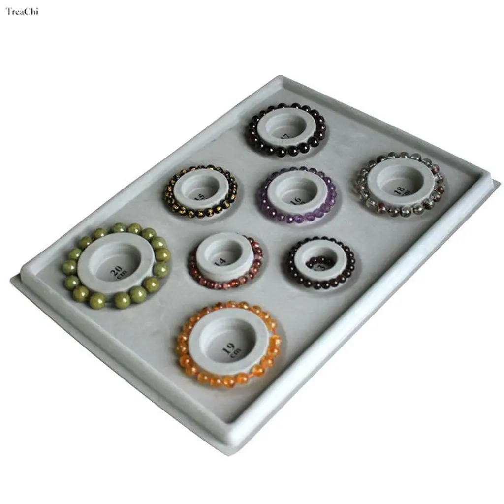 

Quality DIY Bracelet Necklace Measuring Tool Board Bead In Gray Plate Design Jewelry