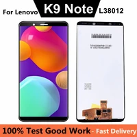 6 0 for lenovo l38012 lcd display with touch screen digitizer assembly replace for lenovo k9 note lcd