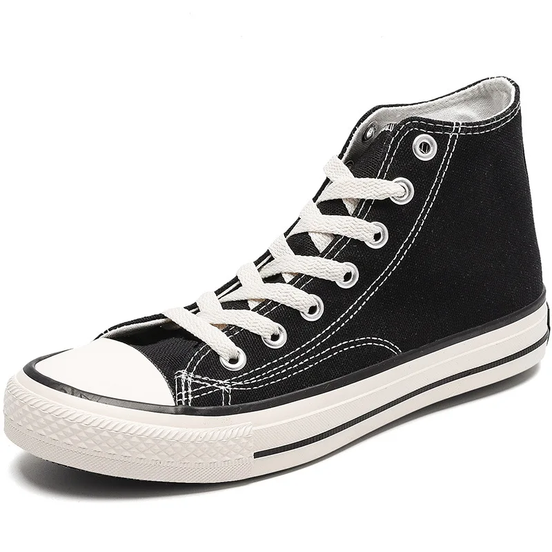 Кеды с высоким верхом для мужчин и женщин повседневные холщовые прогулочные