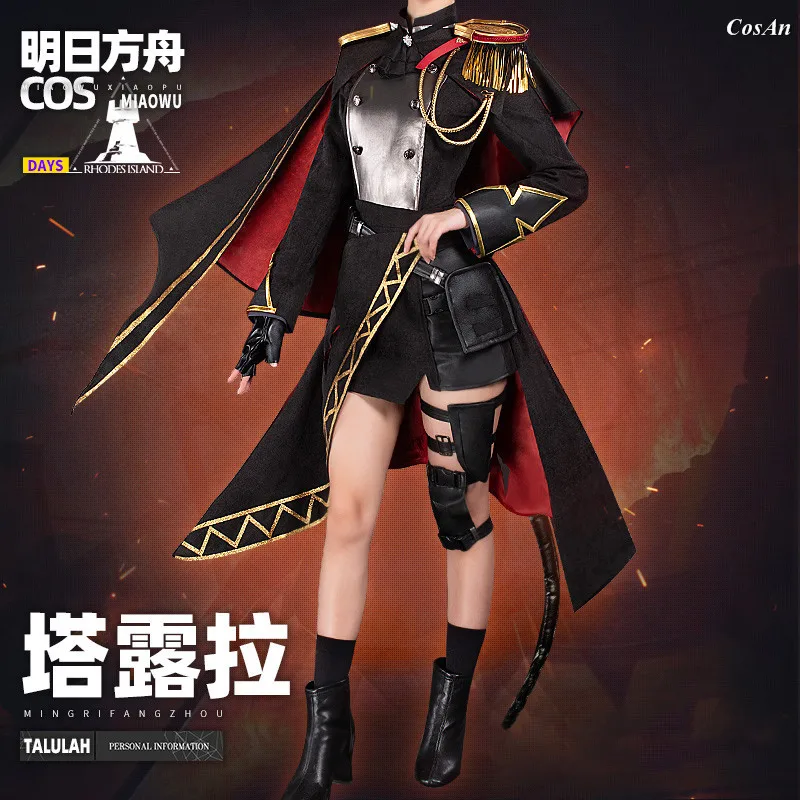 

Горячая игра Arknights Talulah карнавальный костюм интеграции спортивные Натуральная Кожа Боевая униформа активности вечерние Одежда для ролевых ...