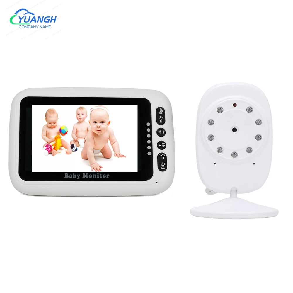 Беспроводная видеоняня 4 3 дюйма цветная камера видеонаблюдения Двухсторонняя