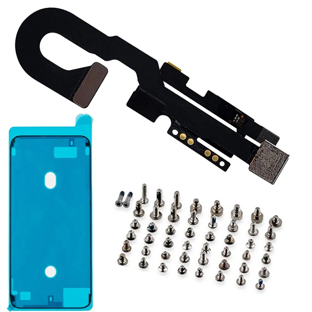 

For iPhone 7 7Plus 8G 8 Plus Face Front Camera With Sensor Proximity Light Flex Cable + Full Set Screws And Waterproof Glue