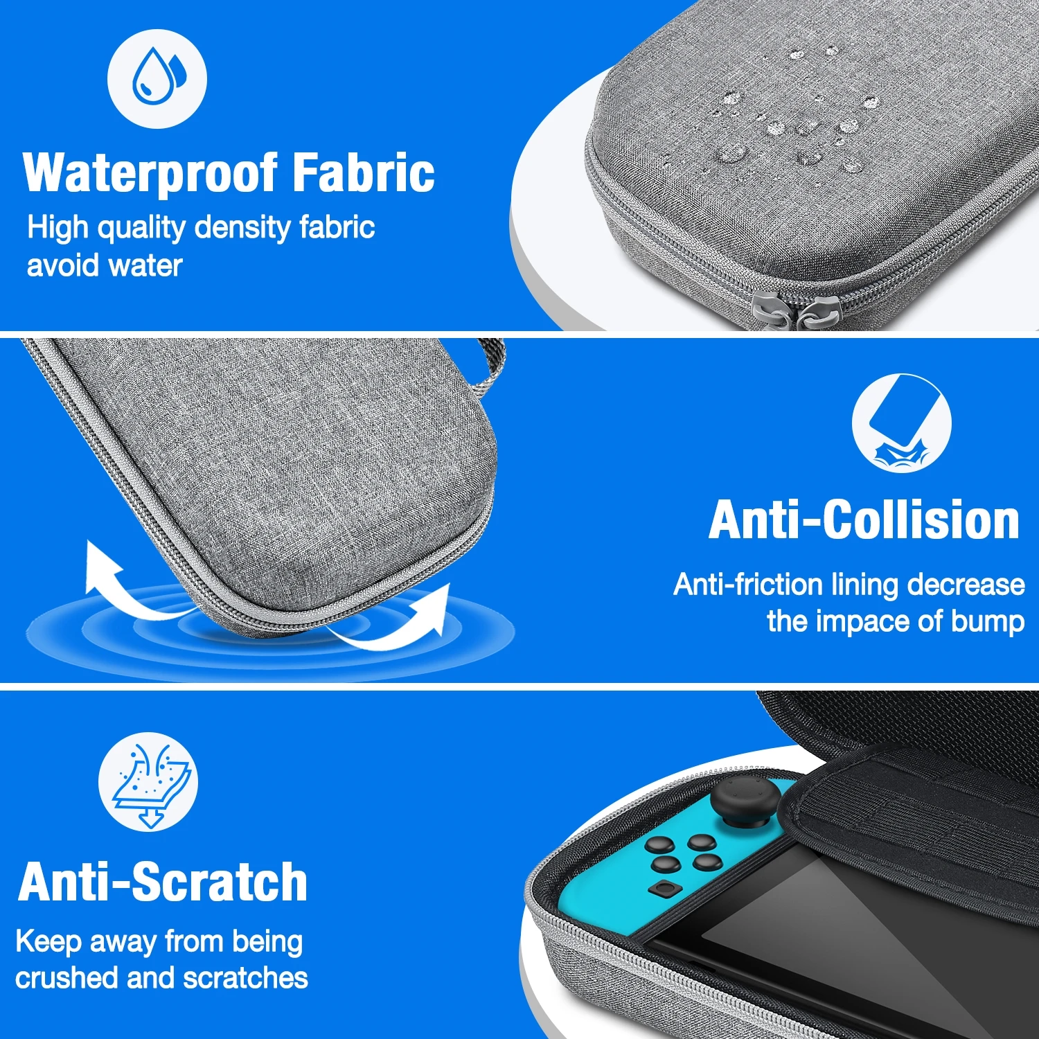 For Nintendo Switch Case Portable Handheld Protective Carrying Case For Nintendo Switch Console For Nintendo Switch Accessories