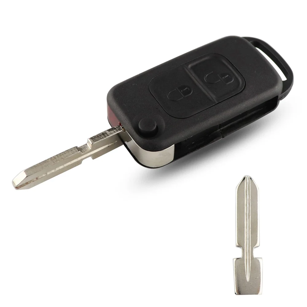 

YIQIXIN 2-кнопочный для Mercedes Benz SLK E113 A C E S W168 W202 W203 W210 B200 A160 W124 Чехол-брелок с дистанционным управлением откидной крышкой