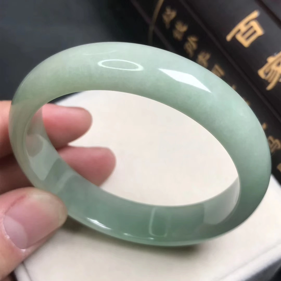 Только один! 57 8 мм Сертифицированный (класс А) 100% натуральный зеленый нефритовый