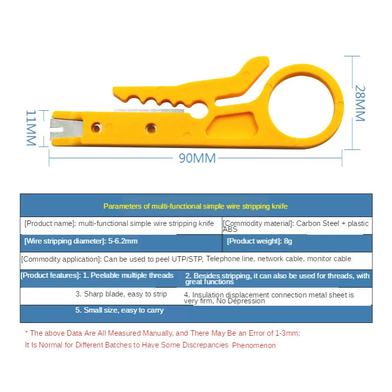 Мини Портативный нож для зачистки проводов Обжимные Щипцы обжимной инструмент