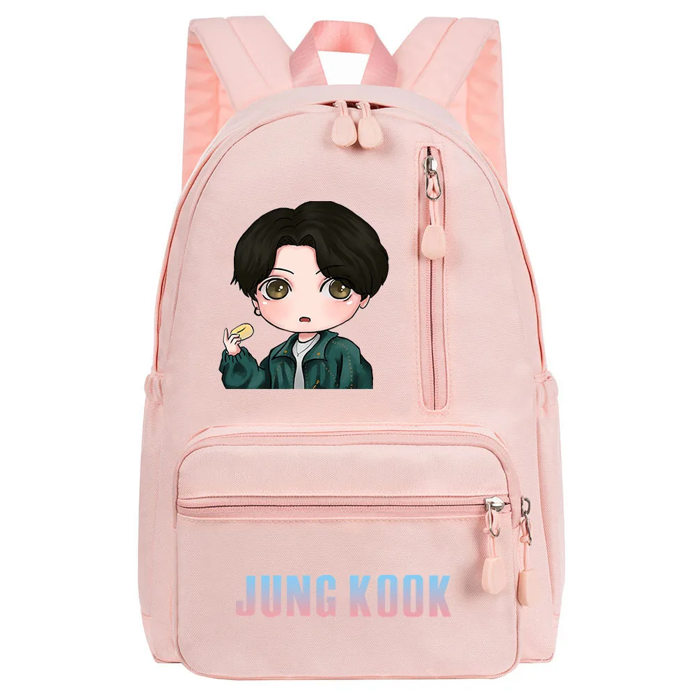 

KPOP Bangtan Boys Dynamite backpack JK SUGA V school bag Fashion all-match casual men and women canvas bag