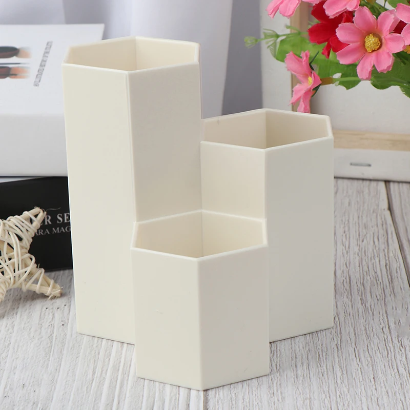 3 цвета для дома и офиса шестигранная ручка держатель карандашей ручек хранения