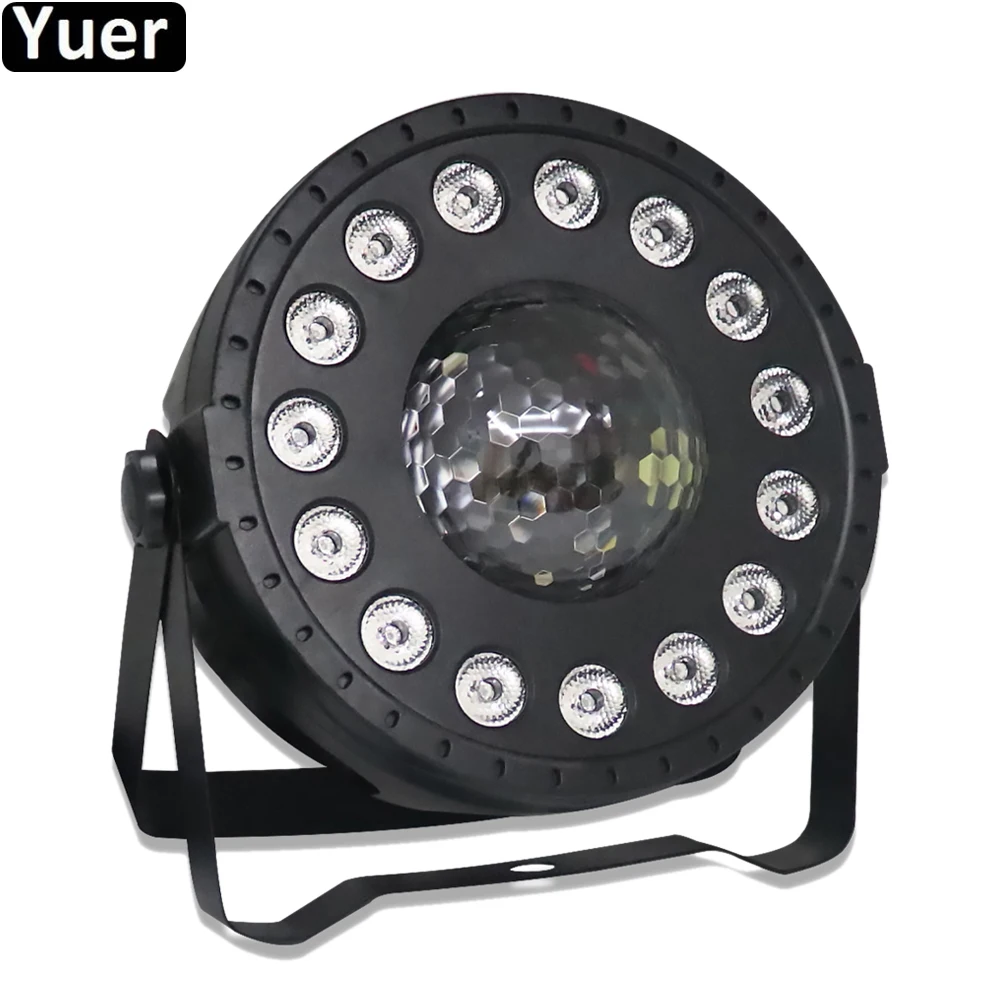 Многофункциональный мини Светодиодный точечный светильник 2в1 Par со звуком DMX512