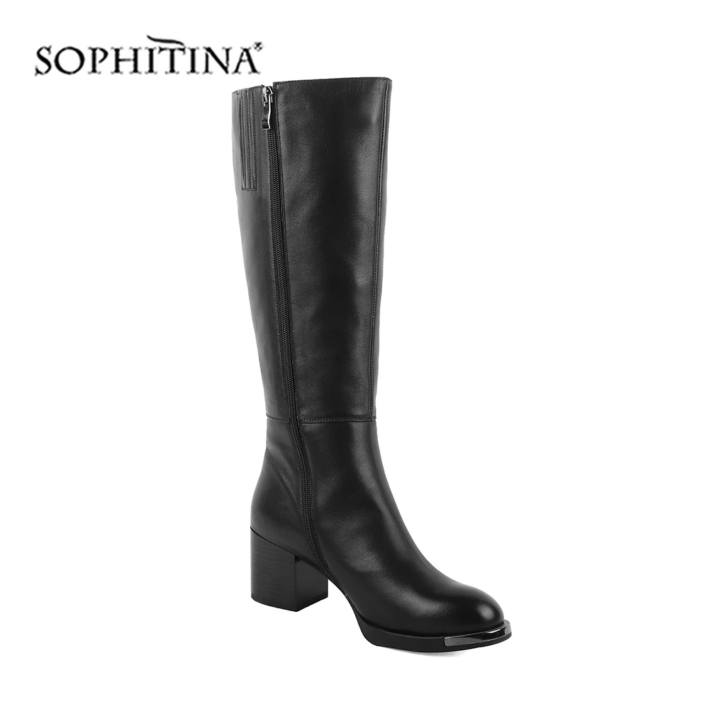 SOPHITINA/Сапоги женские на осень и зима. Модная обувь из высококачественной