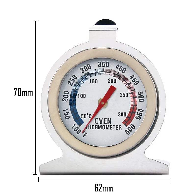 

0-300 Celsius Stainless Steel Oven Thermometer Mini Dial Stand Up Temperature Gauge Gage Food Meat Kitchen Tools Oven Cooker